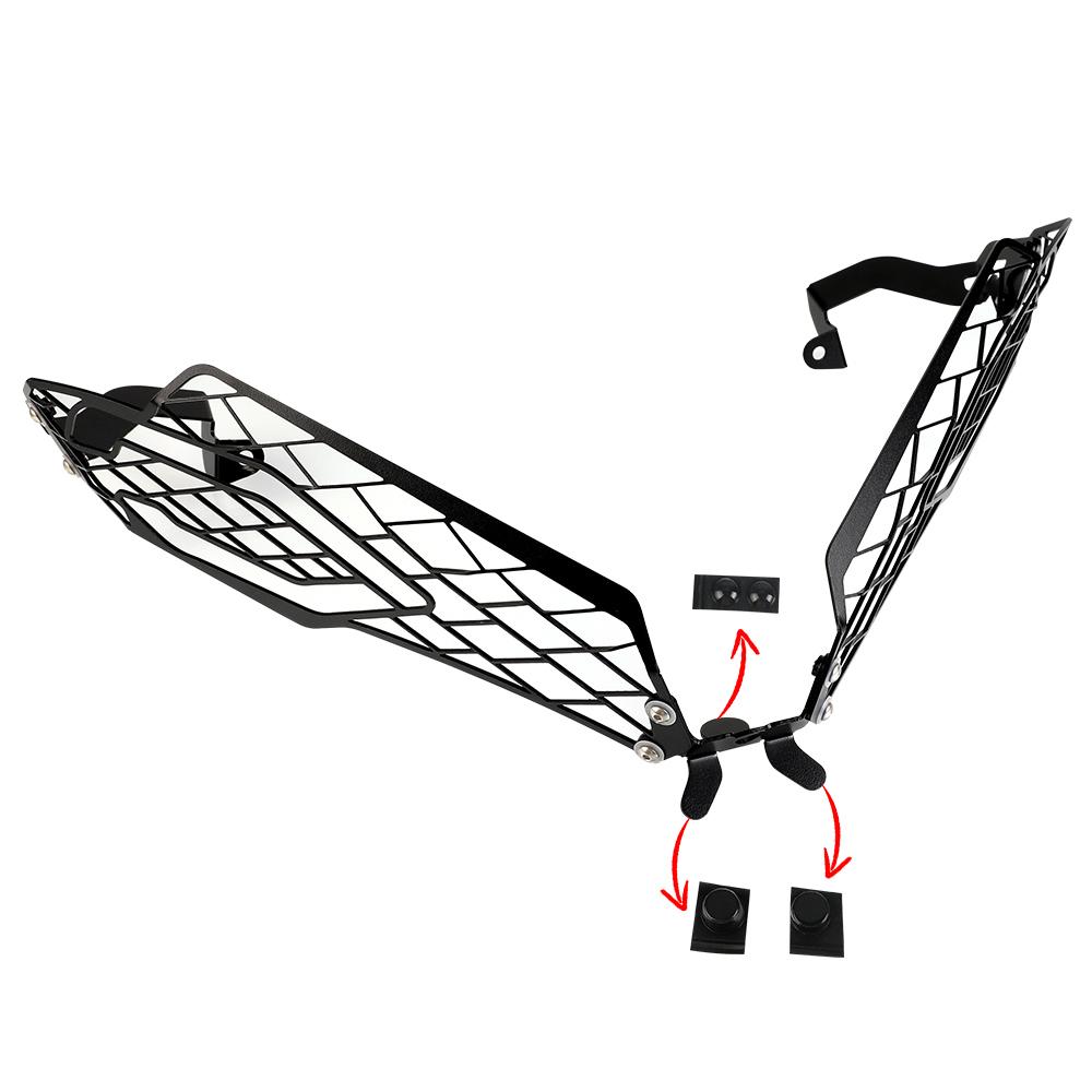 Pro Ducati MULTISTRADA 950 1200 1260 SD AIR GRAND ENDURO PIKES PEAK Ochrana světlometů Mřížka Ochranný kryt