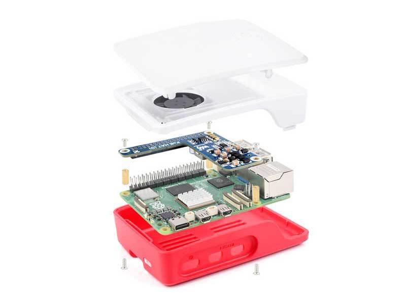 Raspberry Pi 5 PoE HAT (G) Mini Ethernet RJ45 Power Module 5V 5A Expansion Board