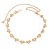 Fashion Imitation Pearl Love Waist Chain Waist Chain Sexy Geometric Metal Chain Body Chain