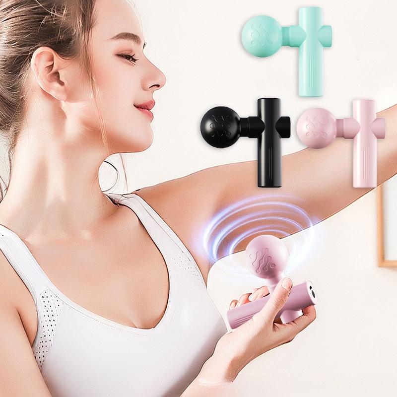 1 Stück USB Mini Massagegerät Faszienmaschine Muskelentspannung Vibrationswerkzeug Stange Massage Fitnessgerät Nacken greifen Faszienwerkzeug