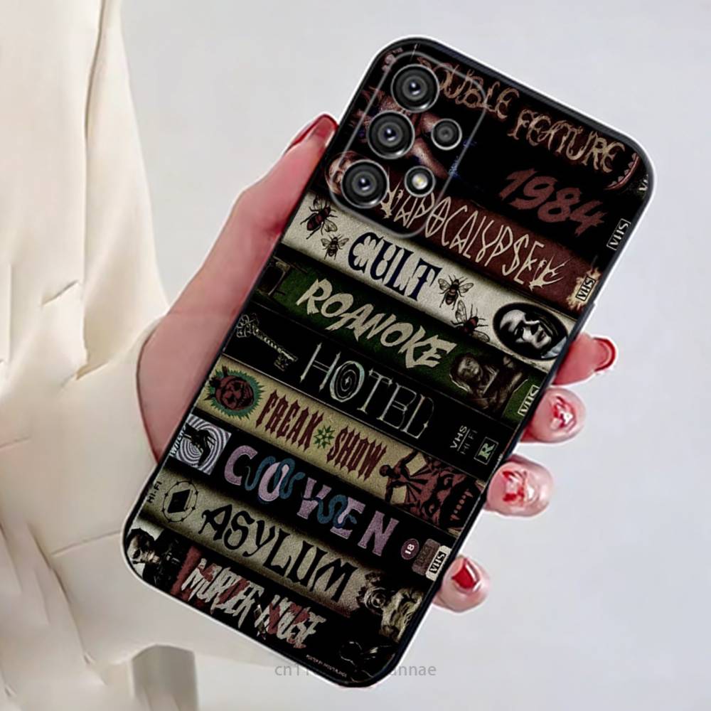 AHS American Horror Story Phone Case For Samsung Galaxy A13,21s,22,31,32,52,53,71,80,A91 Soft Black Shell