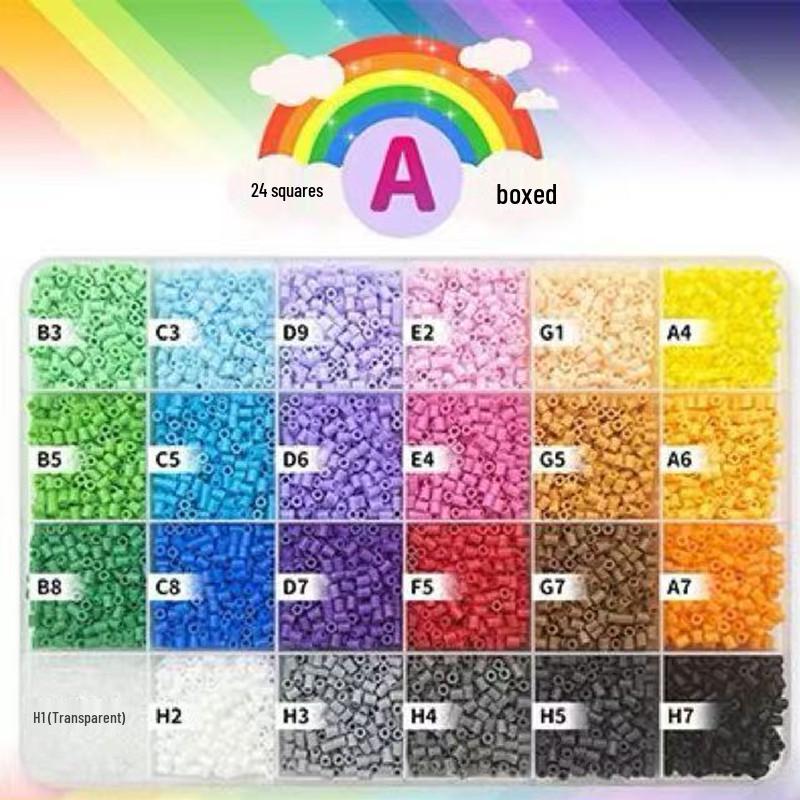 Pin Dou Dou 3D Fusion DIY Kit: Complete Set with Tools & Ironing Paper, COCO Pin Dou Design, Black/White Supplement Included