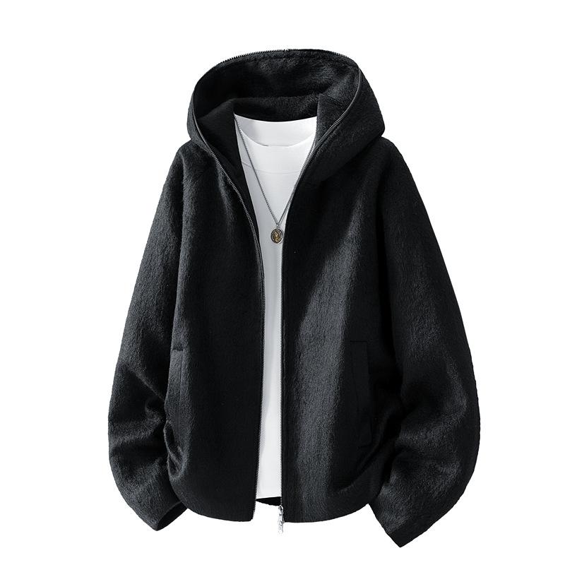 

Универсальное пальто Минималистичное 2026 Осенняя куртка Куртка Мужская Повседневная куртка Парный абзац Свободная Универсальная Твидовая куртка Дышащая Рабочая Повседневная куртка 3XL