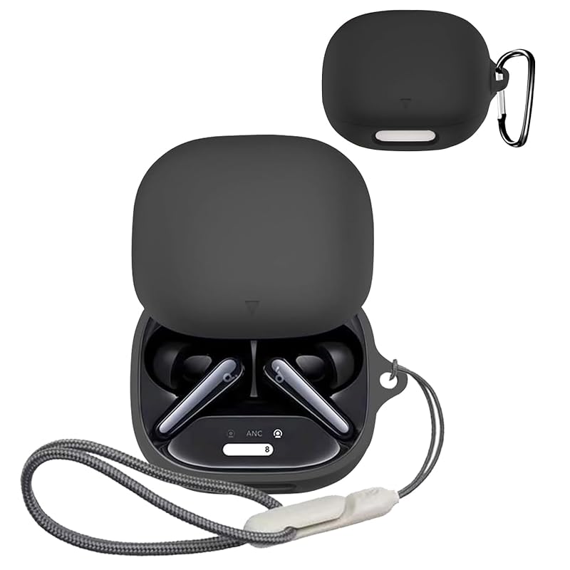 

For Anker Soundcore Liberty 4 Pro case Cover [JYJIEJIE] Wireless earphones for silicon convenience trip lightweight protective cover Scratch