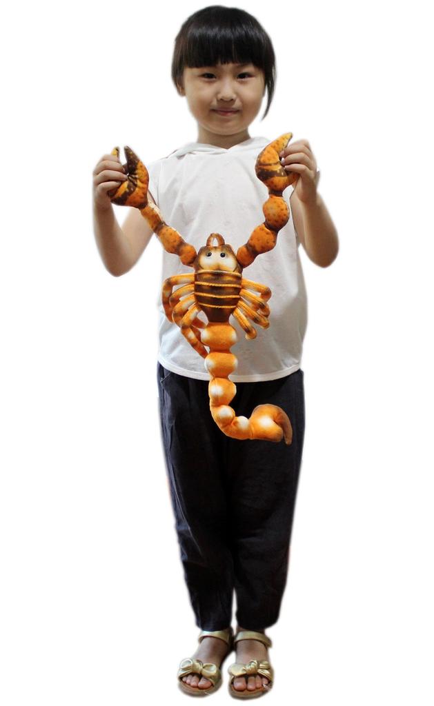 TAGLN Realistic Plush Scorpion Stuffed Animal Toy, Lifelike Halloween Costume, 40cm