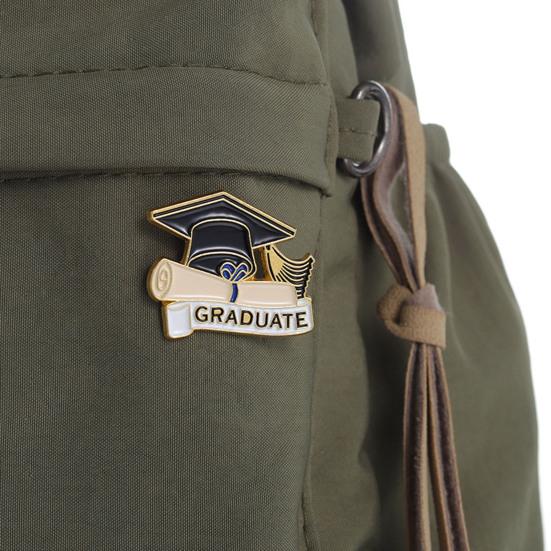 Graduation Brooch Bachelor Hat Shape Graduation Photos Pin Finishing Touch Suit Lapel Badge Graduation Season Accessory