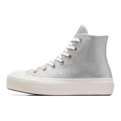 All Star Lift Comfortable & Versatile Abrasion Resistant & Lightweight High Top Espadrilles Women's Silver