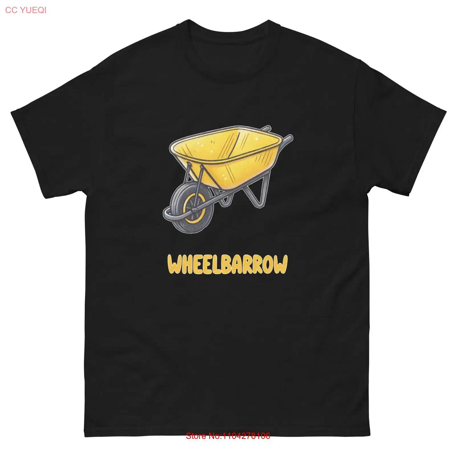 Wheelbarrow Farming Rural Life Agriculture T Shirt vintage Washed Comfortable fashion Soft Breathable Casual streetwear S разноцветный