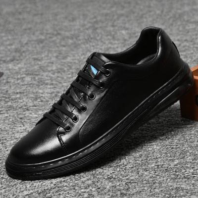 Mode Klassische Herren Leder Freizeitschuhe leichte Herren Businessschuhe schlicht weiß abriebfest Outdoor Wanderschuhe