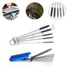 Motorcycle Carburetor Carbon Deposit Jet Cleaning Needles + Brushes For Yamaha