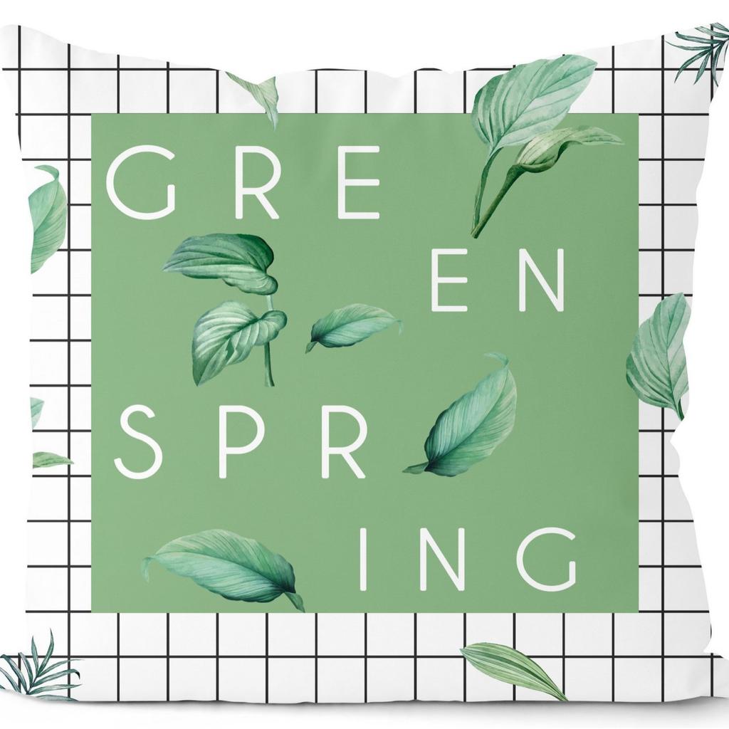 New Summer Green Small Fresh Plant Giraffe Pillowcase Home Sofa Pillowcase