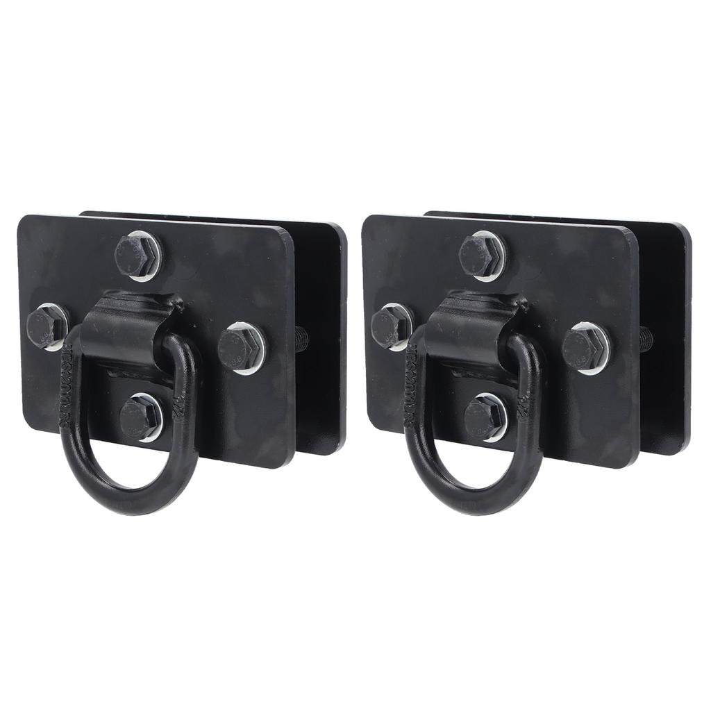 2 Pcs D Rings for Trailers 1 2 Inch Heavy Duty Recessed Bolt On Tie Down Anchors Points 12000lbs Capacity for Truck Bed