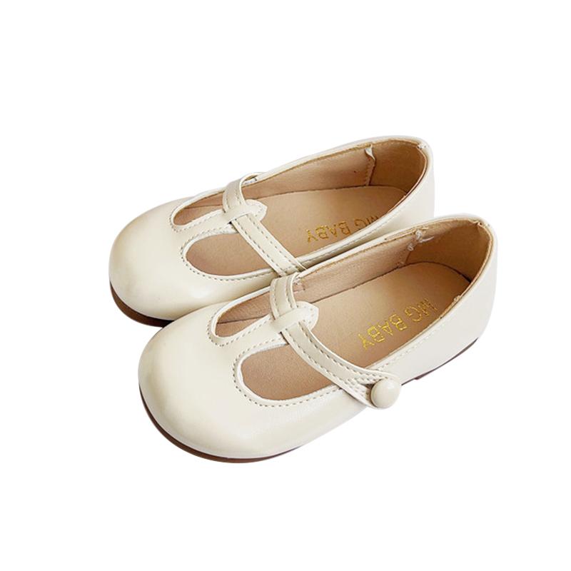 

Детская кожаная обувь в стиле ретро, ​​однотонная детская обувь на мягкой подошве 26