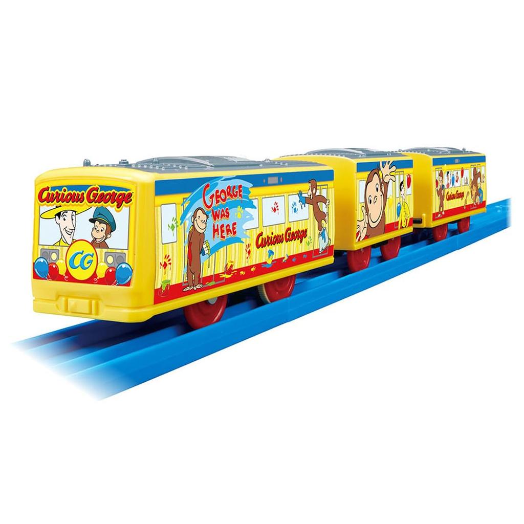 Takara Tomy Plarail Curious George Wrapping Train Train Toy Ages 3+