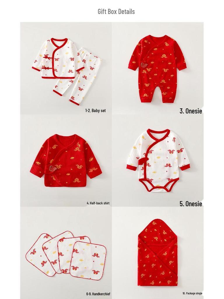 Newborn Baby Clothes Gift Set for Autumn and Winter