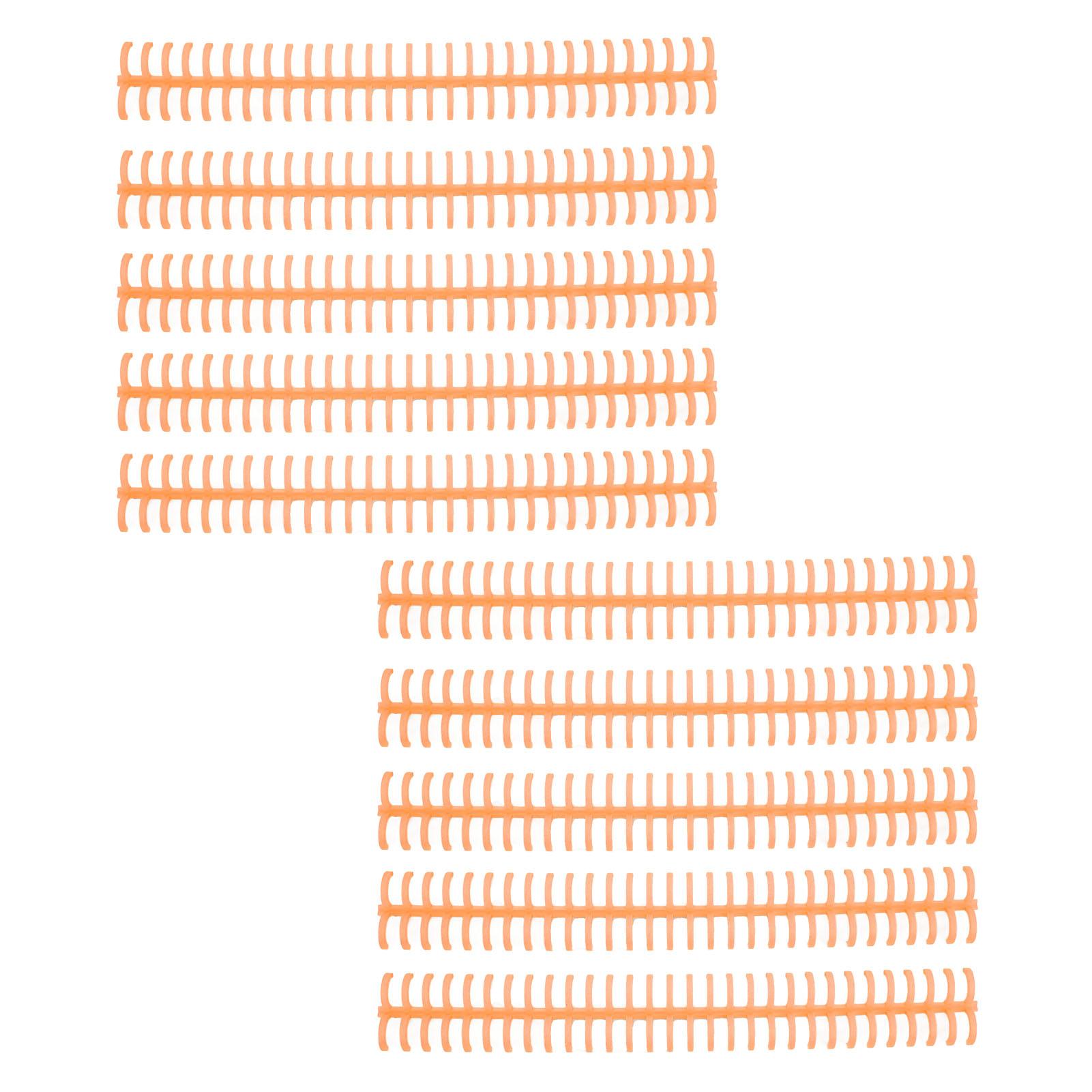 

10 шт. Спирали для переплета, гребни, пластиковые полоски с 30 отверстиями для листов, 12 дюймов в диаметре