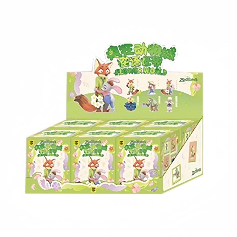 Hot 100% Genuine Toptoy Zootopia Flower Language World Blind Box Handmade Judith Nick Present Ornament In Stock