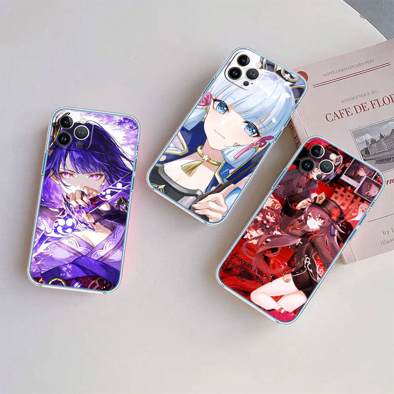 MH64 Genshin Impact Case for Motorola E7 G6 G7 G8 G9 Plus Power Play G10 G20 G04 E30 E40 E22 E20 E13 E15 G22 G23 G05 G75 G35 G55