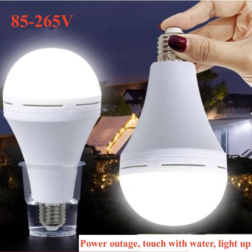 7/9/12/15W LED White Warm Emergency Bulb Home Smart Energy Saving Light Bulb Outdoor Camping Fast Charging High Brightness Light