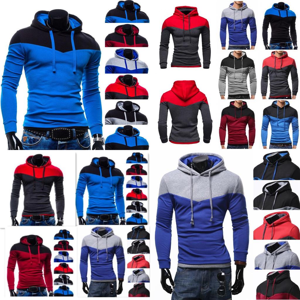 Jacket Mens Coat Outwear Sweater Winter Slim Fit Hoodie Warm Hooded Sweatshirt