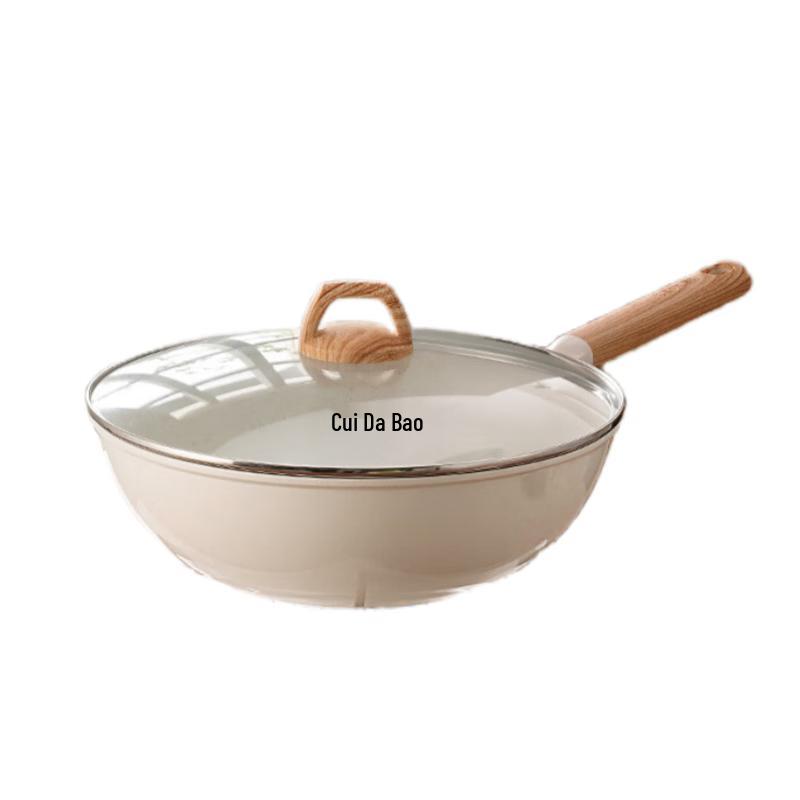 Chui Da Huang 32cm Maifan Stone Non-Stick Wok Pan
