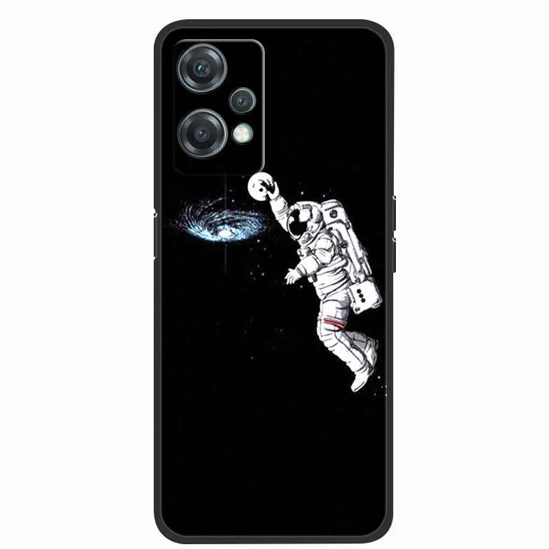 For OnePlus Nord CE 2 Lite 5G Cases Black Silicone Luxury Bumper TPU Case Cover Capa For OnePlus Nord CE 2 5G Shockproof Cases