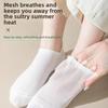 Female Summer Thin Mesh Does Not Fall with The Boat Socks