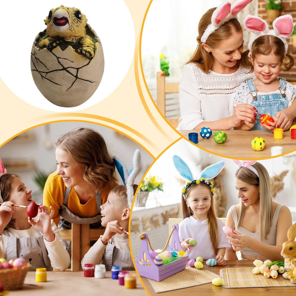 Dinosaur Eggs Handcrafted Fidget Figurines Dragon Easter Eggs For Adults Kids Girls Home Easter Party Indoor Birthday Desk