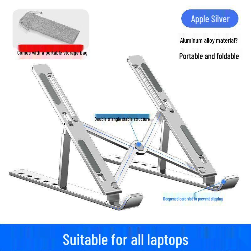 

Warnier LS515 Алюминиевая Двухслойная Подставка для Ноутбука с Увеличением Высоты