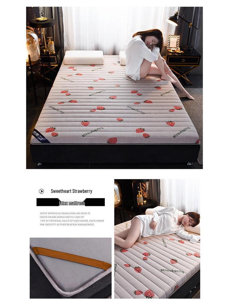Natural Latex Mattress Rental - Home, Dorm, Hotel Use, Single Double Tatami Mat Topper