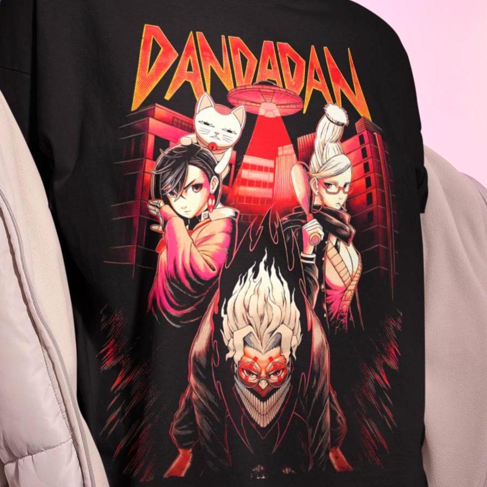 Okarun Momo Seiko Turbo Granny Anime Shirt - Okarun Tshirt,Ken Takakura Sweater S