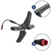 High Powered LED Scooters Headlights With Smarted Light Sensors Durability X-shape Front Lamp For Night Cycling