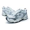 Kappa Stoff Synthetikleder 3M Reflektierend Dekonstruiert Y2K Retro Verschleißfest Atmungsaktiv Niedrig geschnitten Dad Shoes Unisex Sneaker Silber K0DZ5MC39-012