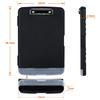 ZCZN Clipboard A4 Horizontal with Document Storage Folder, Size, Opening, Binder, Case, Plastic, Black.