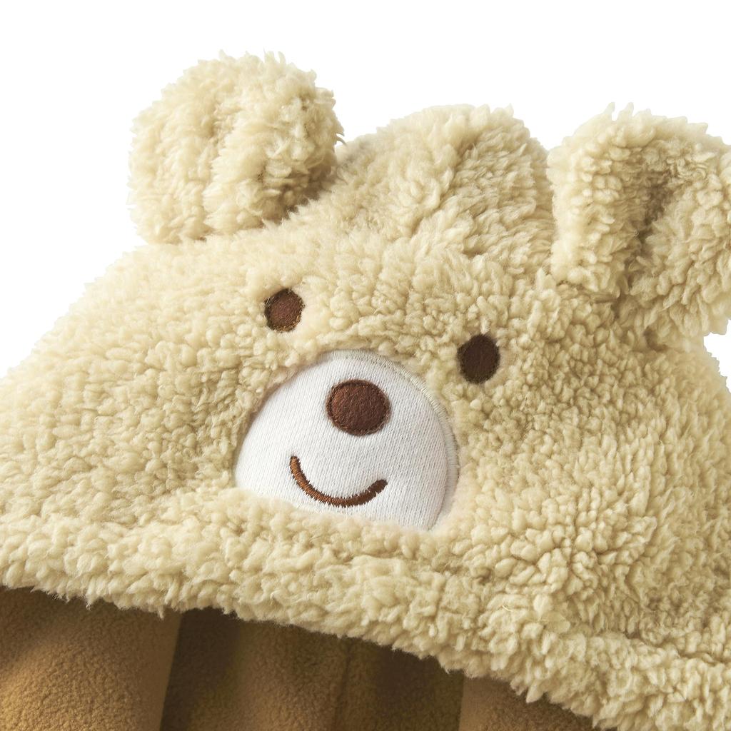 MIKI HOUSE HOT BISCUITS Boys and Size M Kids' Jumper, Girls, Ivory, (80-90cm), 73-3702-491