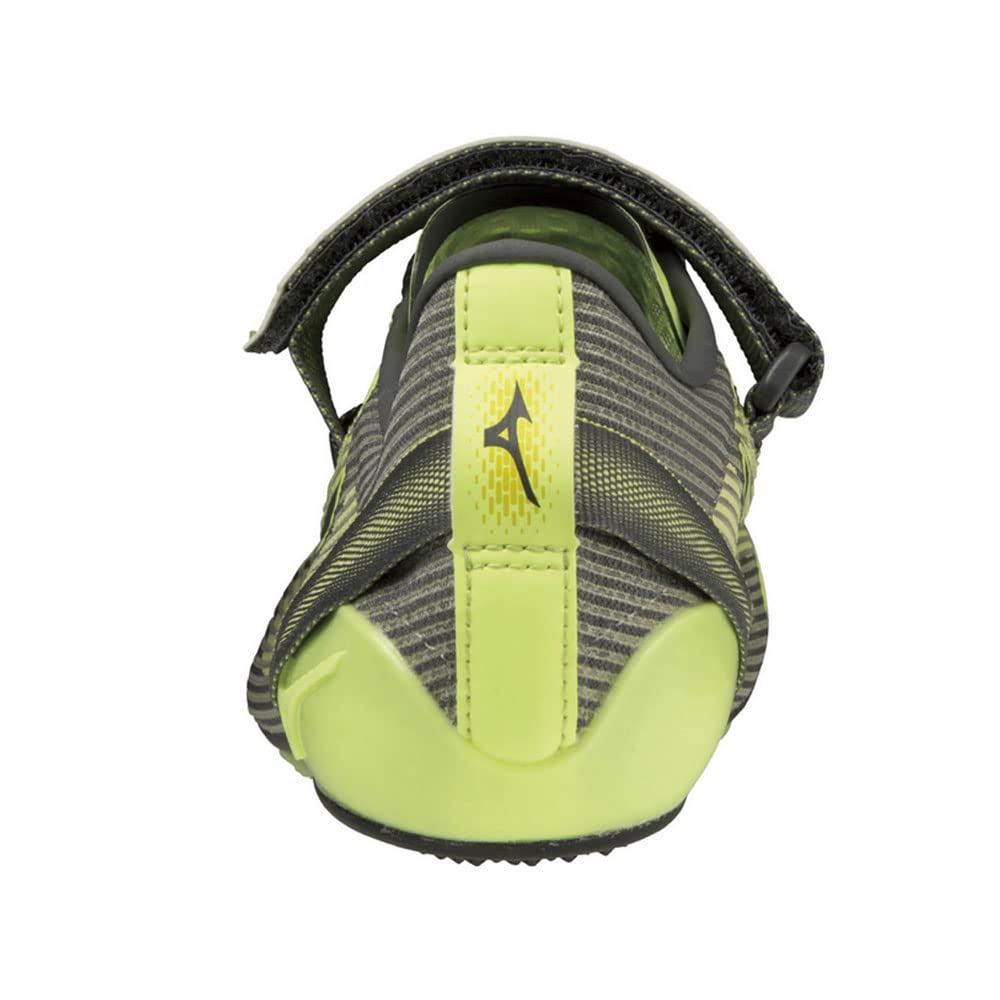 Mizuno ELITE 2 Track and Field Short Track and Field Under 800m 2E X-Blast Shoes, Club, Lightweight, Distance, Spikes, Track, Lime/Gray, 25.5 cm,