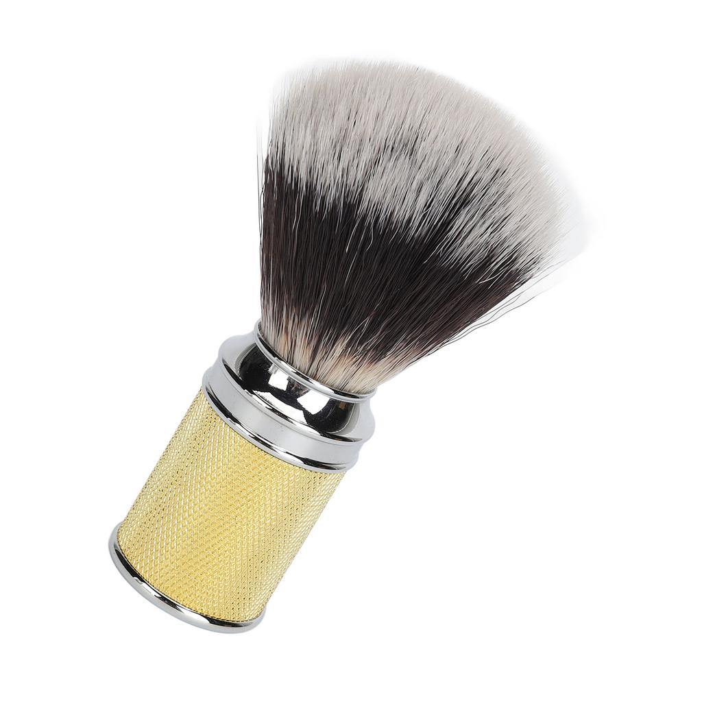 Nylon Beard Foaming Brush Curved Handle Cleaning Synthetic Lather Beard Foaming Brush