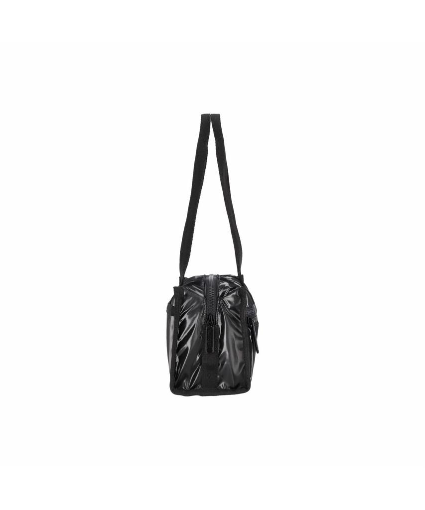 Lesportsac Black Shine E/W Square Shoulder Bag [2049.M135]