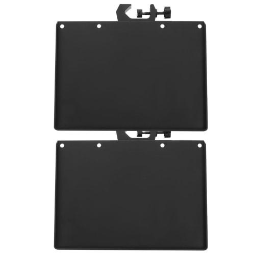 Set of 2 Microphone Stand Trays, Mounting Trays for Microphones, Music Sheets, Microphones, and Accessories, Frameworks, and Accessories for Microphon