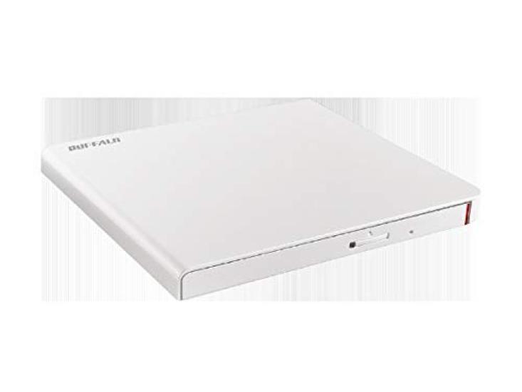 

Buffalo USB connection Portable DVD drive Lightweight and compact DVSM-PLV8U2-WHA (White) 2.0