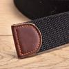 Fashion Casual Men Canvas Belt Double Ring Metal Buckle Colorful Waistband Luxury Jeans Belts for Women Strap Male Gray