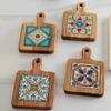 Retro Wood Tile Insulated Mats Anti-Scalding Table Mats Home Decoration Placemats  Cup