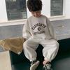 2023 Trendy Jungen Brief Print Dünne Pullover & Jogginghose Zwei-Stück Herbst Set