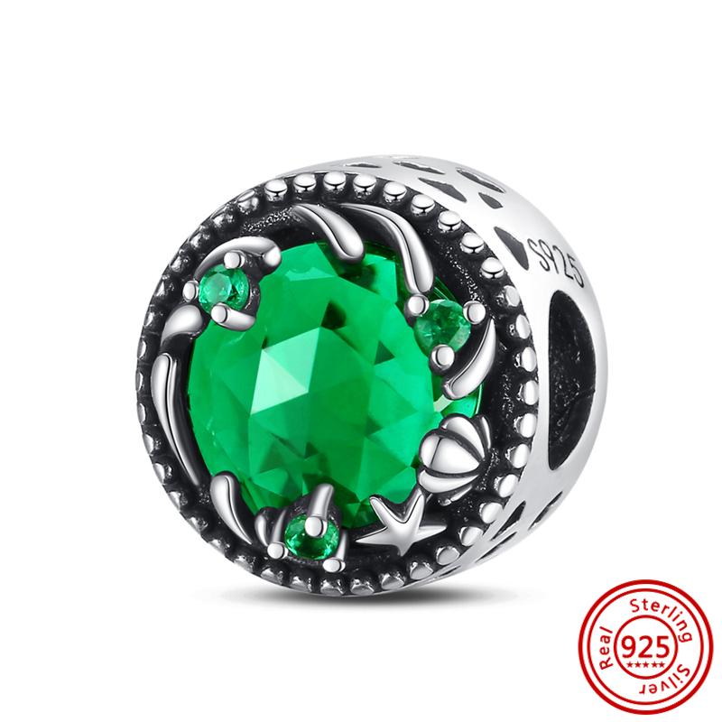 S925 Sterling Silver Mom Rose Print Pave Paw Sun Moon Vulture Butterfly Dangle Bead Fit Original  Bracelet Jewelry Making