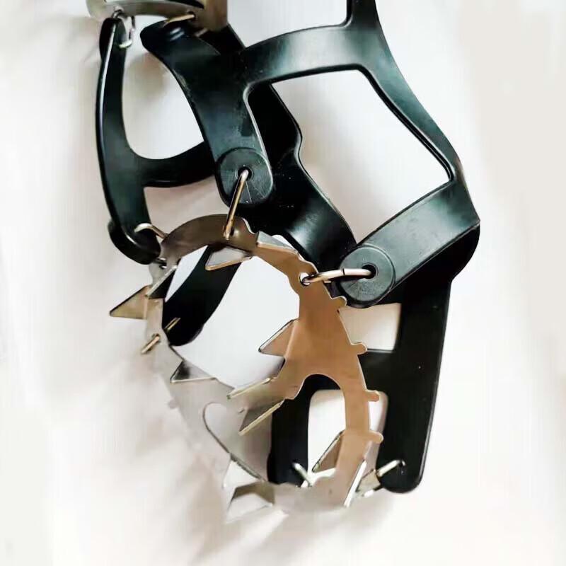 Yishunda 18-Tooth Stainless Steel Anti-Slip Ice Cleats