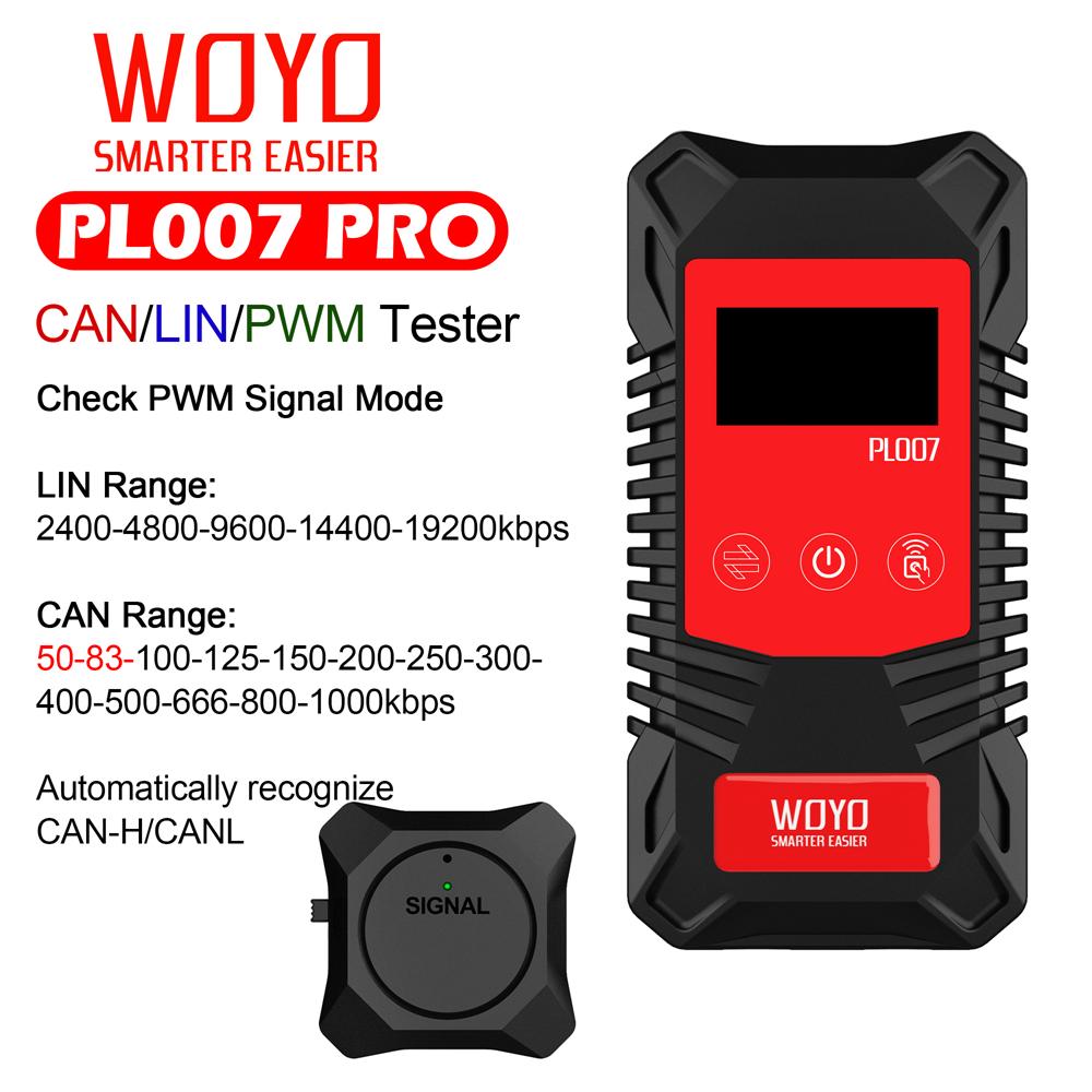 Digital CAN LIN BUS Tester Analyzer PWM Signal Detector with Wireless Receiver