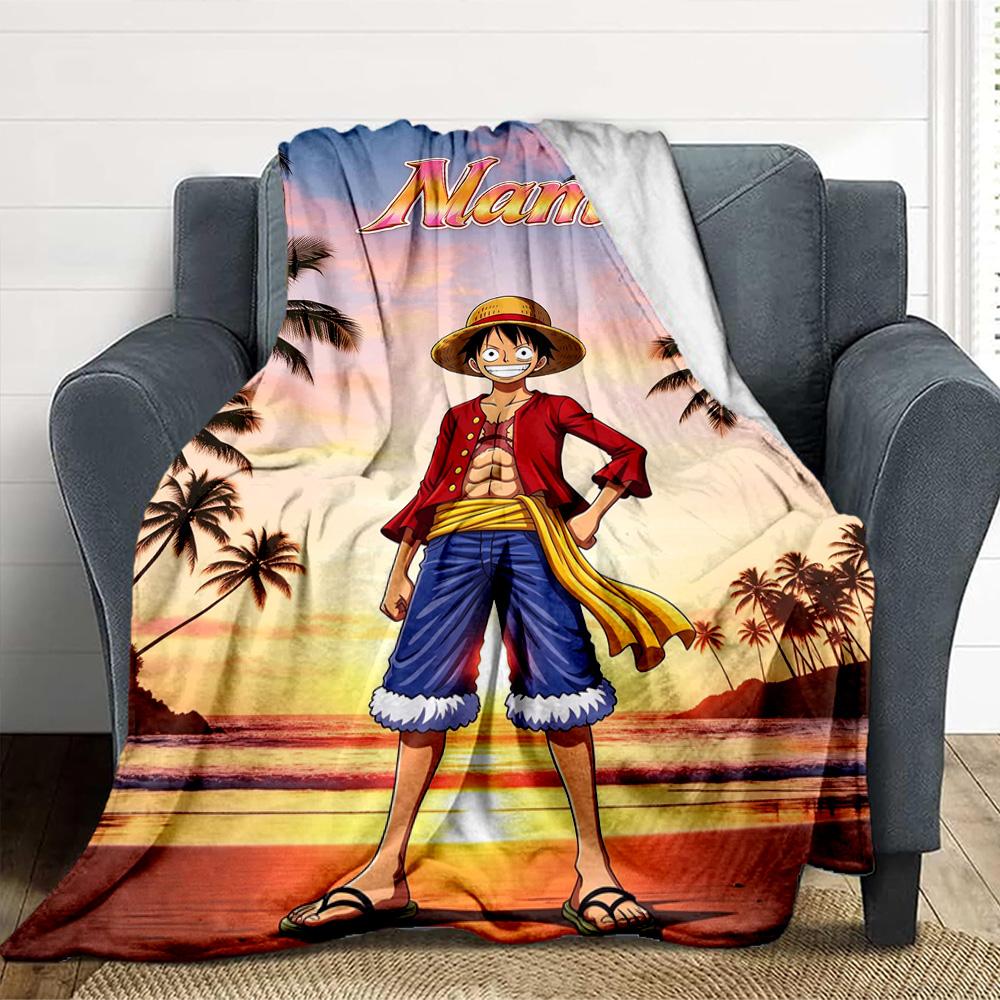 Custom Name O-One Piece Flannel Blanket Throw Blanket Soft Warm Sofa Bed Camping home Decor Unique Christmas Gift