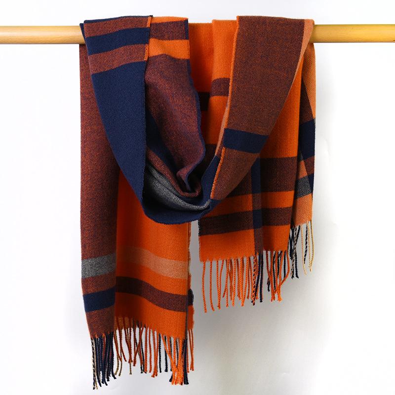 Free Women Scarf Winter Plaid Fringed Scarve Ladies Pashmina Mujer Femme Foulard Bufanda Echarpe Hiver Long Wrap Shawl