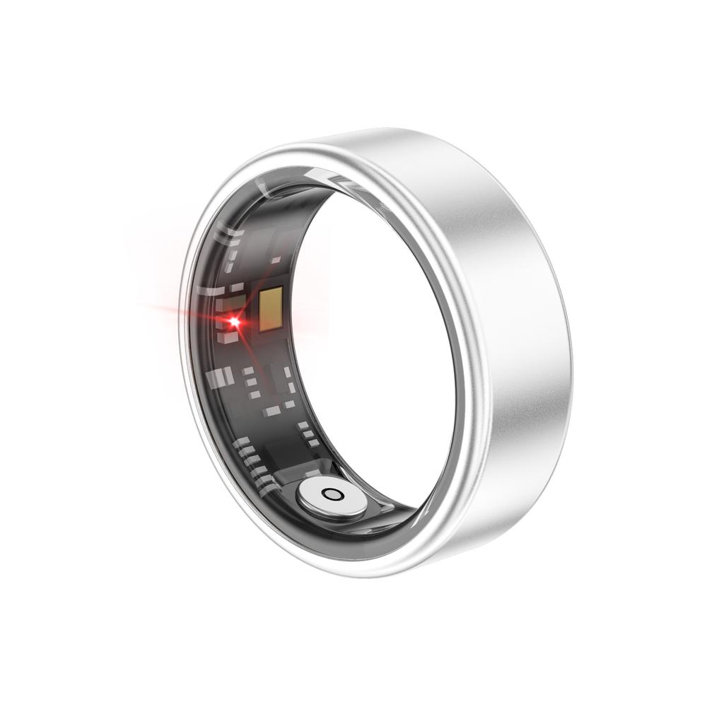 Smart Ring Men Women IP68 Waterproof Heart Rate Blood Oxygen Sleep Health Monitor Sport Fitness Health Ring for Android IOS