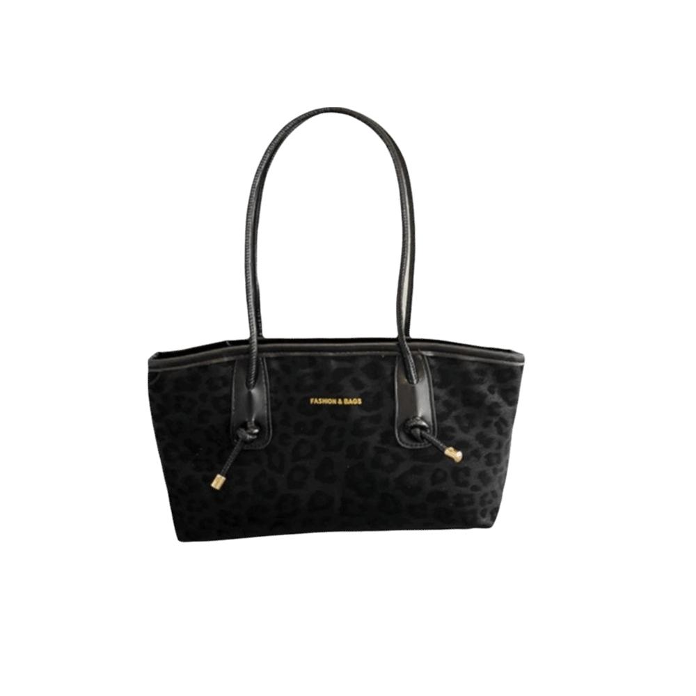 

Trend Retro Leopard Print Underarm Bags Large Capacity Modern Leather Shoulder Bags Luxury Handbags Tote Bag Women